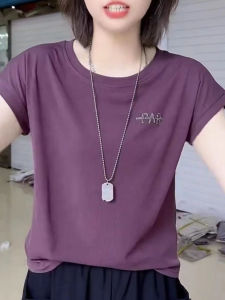 HUAXUNRAN | Loose-Fitting T-Shirt for Middle-Aged Women Summer New Style