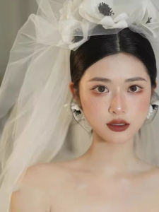 2025 ใหม่ 2025 ใหม่ 2025 ใหม่ เครื่องประดับผมดอกไม้ทำมือสไตล์เกาหลีสำหรับเจ้าสาว ชุดแต่งงานสไตล์ฝรั่งเศส เครื่องประดับสำหรับการถ่ายภาพ