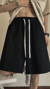 CP HOME กางเกงเเฟชั่นขาสั้นลําลอง ใส่ได้หลากหลายสไตล์ ระบายอากาศได้ดี ผ้าลื่นใส่สบาย ฟรีไซร์ LZ-DK011