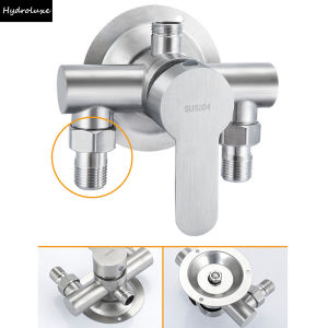 Faucet Shower Valve Stainless Steel Shower Faucet Hot and Cold Water Mixer Wall Metal Handle Water Mixer Valve Faucet Shower Tap