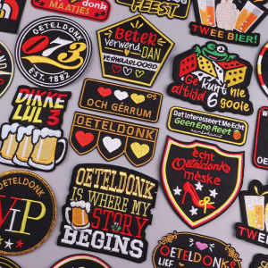 Mác Dán Hình Ếch Oeteldonk Phù Hiệu Ủi Lên Quần Áo Trang Trí Áo Khoác Chất Liệu Polyester Thân Thiện Với Môi Trường Làm Thủ Công Kiểu Dáng 3D