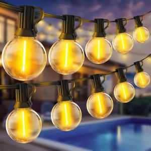 Outdoor Waterproof LED Lights Retro G40 Holiday Wedding Courtyard LED Garden Decorative String Light