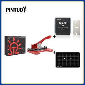DSPIAE AT-CJ Angel Cutting Station Bộ Dụng Cụ Cầm Tay Màu Đỏ Lưỡi Thép Carbon Hợp Kim Nhôm Công Việc Chính Xác DIY Sở Thích Mô Hình Dụng Cụ