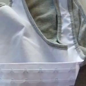 ร้านGUSSY - Tom Fin เสื้อกล้ามทอมฟิน เสื้อกล้ามทอมเต็มตัว  เสื้อกล้ามรัดหน้าอก  รุ่น Classic-สีเทา