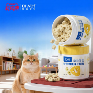 Dr. Vet | วิตามินรวมไบโอติน ขนมขบเคี้ยวแบบฟรีซดราย