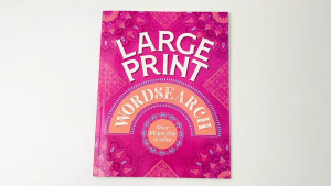 Large Print Wordsearch Activity Book for Young Adults for Brain Training