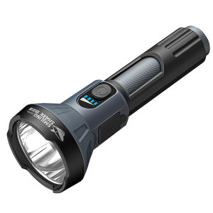 SMILING SHARK | Rechargeable Durable Elderly Emergency Long Battery Life Super Bright Far Reaching Flashlight
