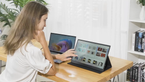 【Local Warehouse】ZOOMEDIN 14/15.6"/18.5/21.5 1080P FHD TouchScreen Model Portable Monitor With Type-C HDMI/Mini DP/Dual Speaker/VESA for Phone Nintendo Xbox PS4 RPi Win PC Mac