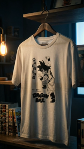 Classic Goku Dragon Ball T-Shirt | 100% Cotton Soft Breathable Relaxed Fit High Quality Print