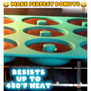 6 Cavity Donut Silicone Mold Mould For Cake Jelly Soap Resin Candle