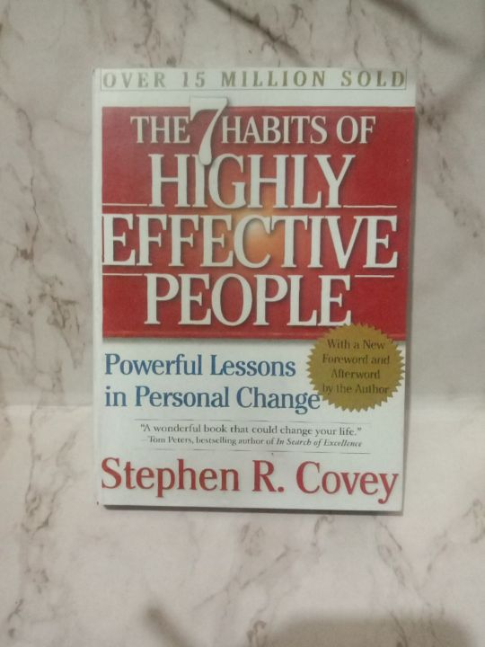 THE 7 HABITS OF HIGHLY EFFECTIVE PEOPLE - stephen R Covey | Lazada ...