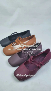 Sepatu Wanita Formal Santai Porto Lady ENA – Model Kekinian Double Strap Elegan