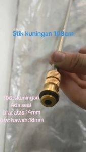 Stick Kuningan Lurus Sprayer Elektrik / Manual Bahan Kuningan Stainless Steel Stik 108CM Tangki Semprot Hama Tongkat Knapsack Pertanian