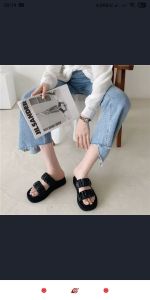 sandal wanita selop model kerut ban 2 super empuk size 36&41