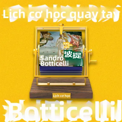 LIZHILIANBANGZOUMA | Lịch Để Bàn Cơ Học Quay Tay Năm Mới 2026