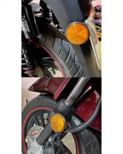 Universal REAR FENDER MUDGUARD AND FRONT FORK LIGHT REFLECTOR BATU PANCUL CAHAYA Y15ZR LC135 Y16ZR RS150 RSX150