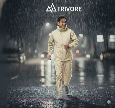 jas hujan dewasa raincoat TRIVOR anti rembes bahan tebal termurah