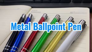 WPS 50pcs Metal Ballpoint Pen Office School Stationery Retractable Ball Point Pen