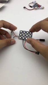 ไฟเพดาน รถยนต์LED F3030 สำหรับ 12V 24V 24 led HB