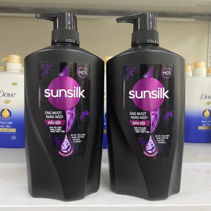 Dầu gội Sunsilk Bồ Kết óng mượt rạng ngời 900g
