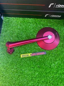 GƯƠNG CHIẾU HẬU mặt tròn RIZOMA loại 1 mặt kiếng chống chói thân kiếng full nhôm CNC(tặng kèm ốc+lục giác)