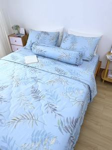 Bộ ga gối 3 món Tencel Microfiber CÔNGTYNỆM mềm mịn mát mẻ thoải mái 2 vỏ nằm 1 ga giường