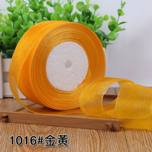 12mm 15mm 20mm 25mm 40mm 50mm White Organza Ribbon DIY Crafts Supplies Wedding Party Decoration Gift Wrapping 50yards/Roll