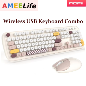 MOFII Wireless Keyboard Mouse Set with USB Dongle