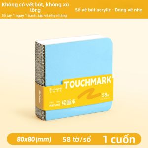 Touch Mark | Sổ Vẽ Mini Hình Vuông DIY Handmade cho Sinh Viên Mỹ Thuật 300g Giấy Bông