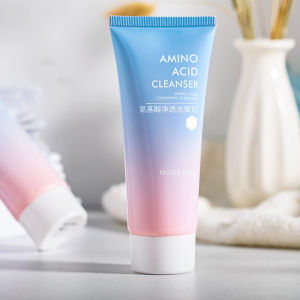 Mous Girl Amino Acid Facial Cleanser Deep Pore Cleaning Oil Control Refreshing Gentle Moisturizing Face Wash for Women