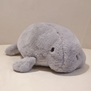 Cartoon Simulation Dugong Manatee Plush Toy Marine Sea Cow Stuffed Animal Toys Soft Pillow Room Decor Kids Baby Birthday Gifts