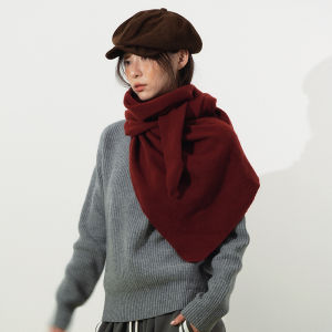 High Quality Large Triangle Scarf Shawl Versatile Styling Men Women 100% Wool Cashmere Lightweight Luxury Warmth Winter Spring Autumn