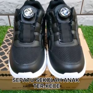 Sepatu Sekolah Anak Hitam List Putih TK SD SMP SAL 3000 ATT