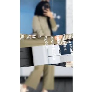 one set Alana salur cargo bahan cringkele