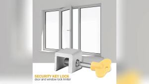 1PC Sliding Sash Stopper Cabinet Lock Strap Door Security Anti-theft Lock Window Sliding Door Baby Kids Child Safety Doors Lock