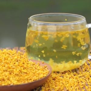 Flavorful 40g 飘香桂花茶 Hot Sale Guangxi Guilin Super Osmanthus Flower Tea Canned Dried Flower