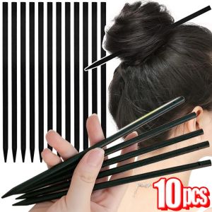 10/1 cái kẹp tóc Trâm cài tóc gỗ cổ điển tự làm cho bé gái Kẹp tóc búi cho bé gái Kẹp tóc nghệ sĩ updo chèn đũa nhọn buộc tóc đuôi ngựa