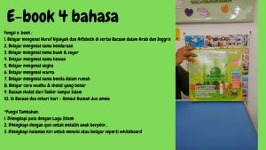 Mainan Ebok 4 Bahasa EBOOK Musilim E-Book anak Edukasi