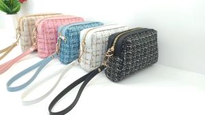 Dompet wanita Pouch canvas premium import clutches fashionable terbaru 2025 kode E3003