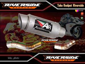 Silincer / Silinser Ar Austin Sanblast Plus Slip On Ninja 250 R 25 Mt 25 Cbr 250 Rr Ninja Fi NInja New Fi Ninja Z 250 Ninja Mono Ninja Karbu Cbr 150 Cb 150 R Cbr Lokal