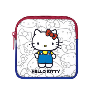 Hellokitty Childrens Wallet Kitty Cat Small Bag Girls Sanitary Towel Storage Bag Sweet Lady Style Printed Polyester Material