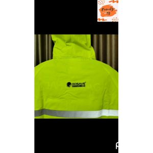 Jas hujan setelan baju celana safety industrial Mantel hujan proyek Raingard anti rembes