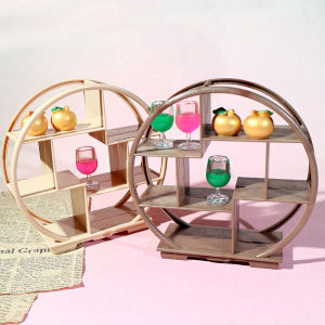 ตกแต่งบ้าน ชั้นวางของแบบจำลองพลาสติก ตกแต่งบ้าน DIY ขนาดเล็ก ชั้นวางของแบบจำลอง ตกแต่งบ้าน เครื่องประดับตกแต่งบ้าน