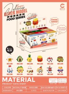 (Value Pack) Happy Food Toys Building Blocks Puzzle