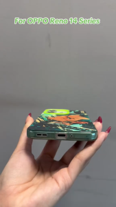 เคส OPPO Reno 14 5G OPPO Reno 14 Pro 5G อะนิเมะเรื่องวันพีชเคสกันกระแทก Luffy Zoro แข็งป้องกันการเคสโทรศัพท์สแกนลายนิ้วมือ