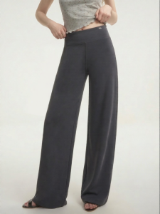 High Waist Straight Leg Trousers