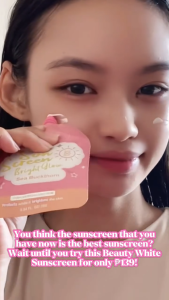 You Glow Babe Beauty White Sunscreen Bright Glow with Sea Buckthorn SPF50 PA+++ 25g by Zamurra Main