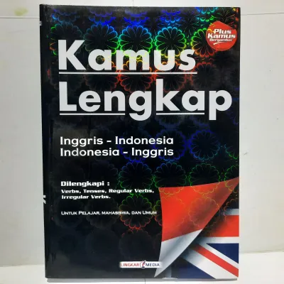 Kamus Lengkap Inggris-Indonesia Indonesia-Inggris Hitam Soft Cover - LM