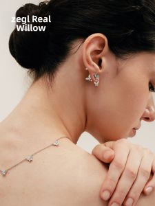 zengliu | Butterfly Design Blue Refined Luxurious Small Earrings