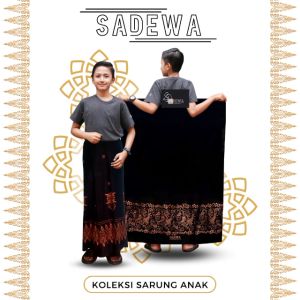 SADEWA Sarung Anak Laki Bawahan Muslim Bahan Rayon Cocok untuk Santri SD MI SMP MTS Umur 6 Sampai 15 Tahun